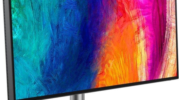 BenQ PD3225U 32-inch 4K Monitor displaying vivid colors and crisp details