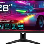 GIGABYTE M28U 28" 4K UHD Gaming Monitor - Sleek design and high resolution display for an immersive gaming experience