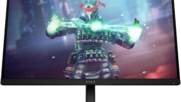 HP OMEN 27k UHD 144Hz Gaming Monitor - top choice for high-performance gaming with ultra-high definition display and fast refresh rate