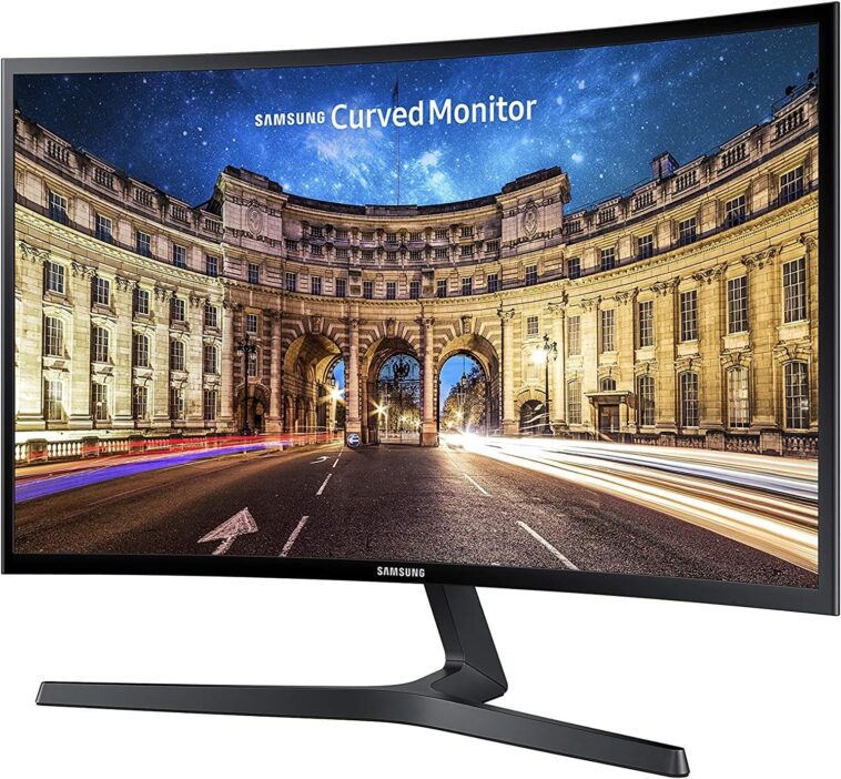 Samsung 23.5" CF396 curved computer monitor, ideal for immersive gaming and productivity tasks