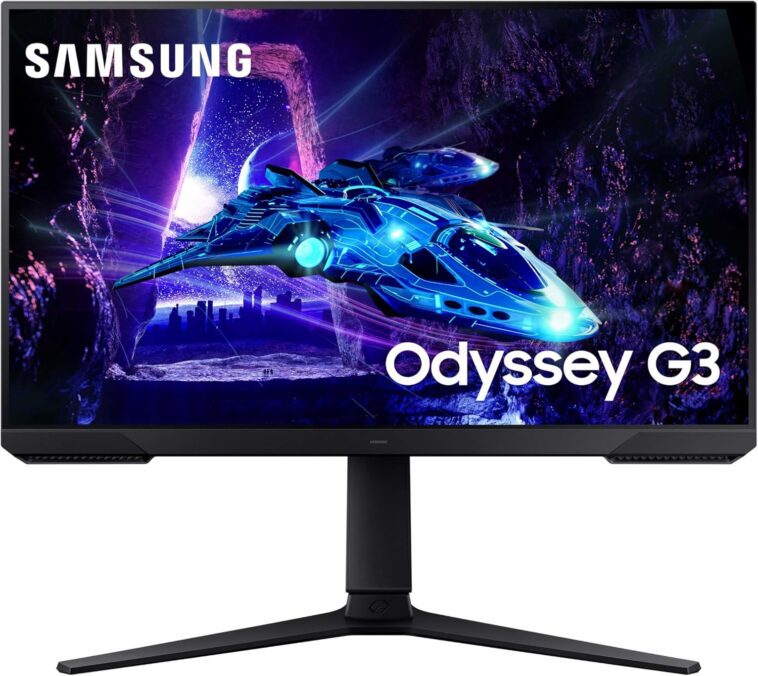 Samsung 24-inch Odyssey G3 G30D Series FHD Gaming Monitor - High performance gaming monitor with stunning visual quality