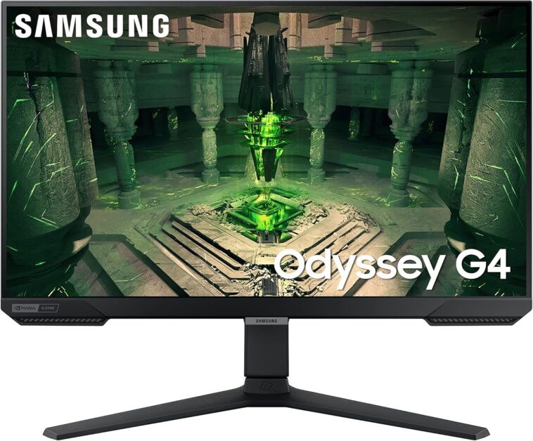 Samsung 25 Odyssey G4 Series Full HD Gaming Monitor - sleek and immersive display for gamers