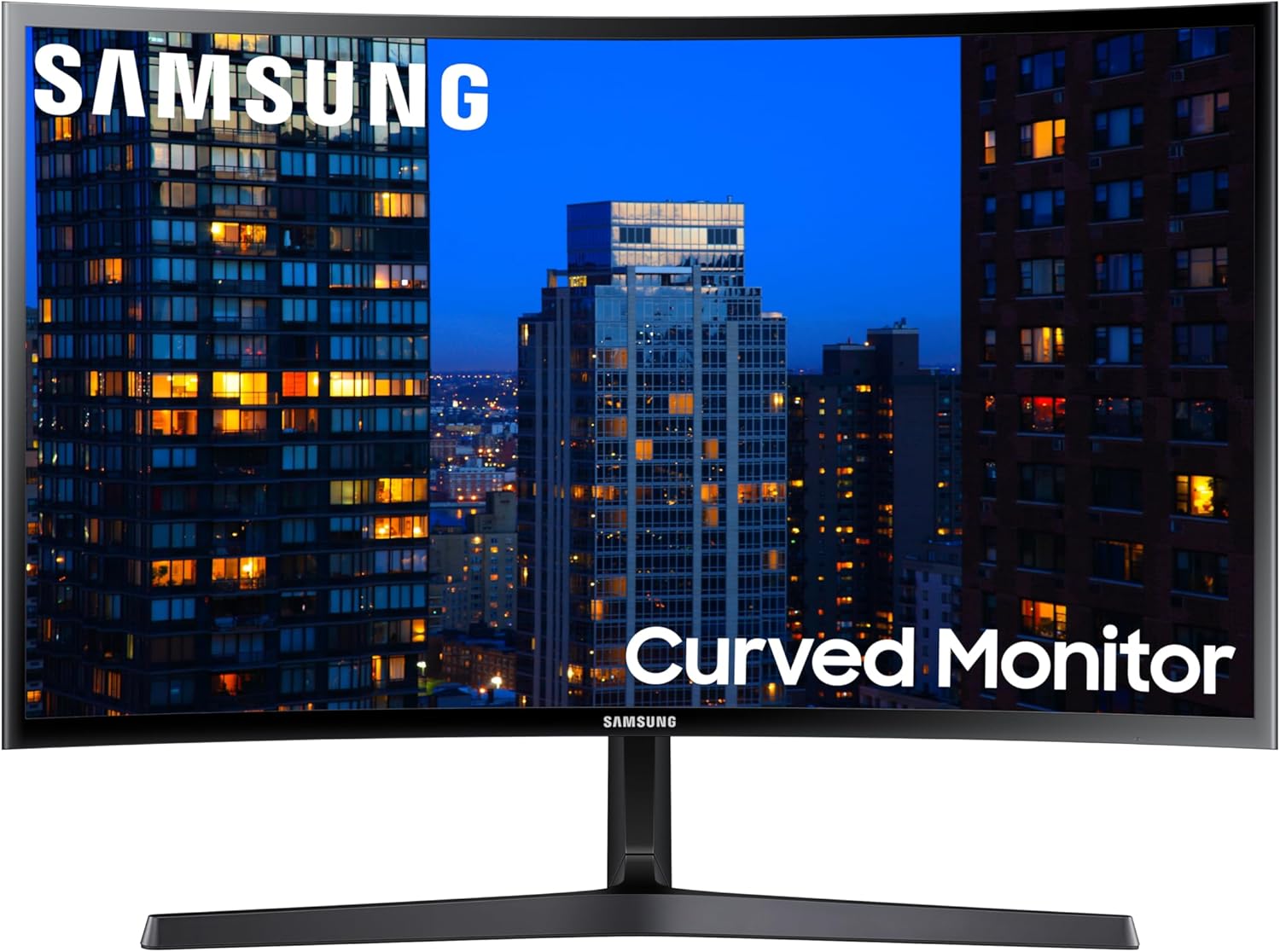 27 inch Samsung CF39 Series FHD 1080p curved computer monitor for immersive viewing experience