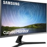 27-Inch Samsung CR50 Frameless Curved Gaming Monitor - Experience immersive gaming with this sleek and modern monitor from Samsung.