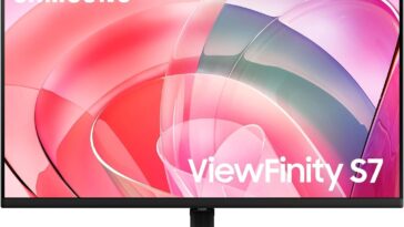 27 inch ViewFinity S7 (S70D) Series 4K UHD High Resolution Monitor by Samsung