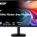 Acer KB272 G0bi 27 IPS Full HD Gaming Office Monitor with crisp 1920 x 1080 resolution for immersive gaming and work experiences