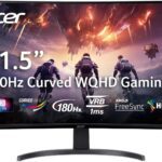 Acer Nitro 31.5" WQHD 2560 x 1440 1500R Curved Gaming Monitor - High Resolution Display for Ultimate Gaming Experience