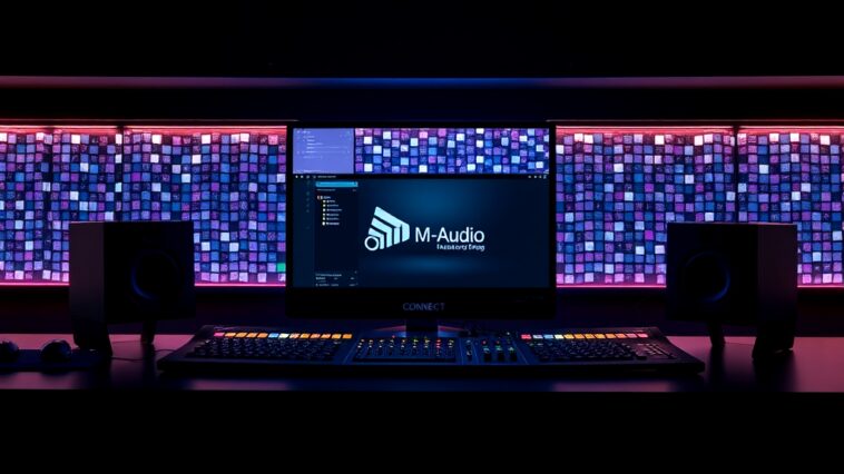 How to connect M-Audio monitors to a PC for optimal audio performance