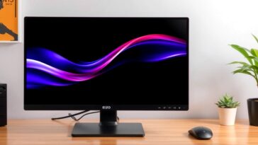 Review of Eizo Foris FS2331 monitor showcasing its sleek design, vibrant display, and ergonomic features for gaming and professional use.